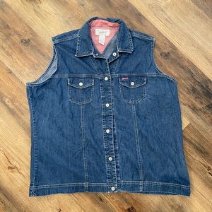 Vintage wrangler blues denim vest